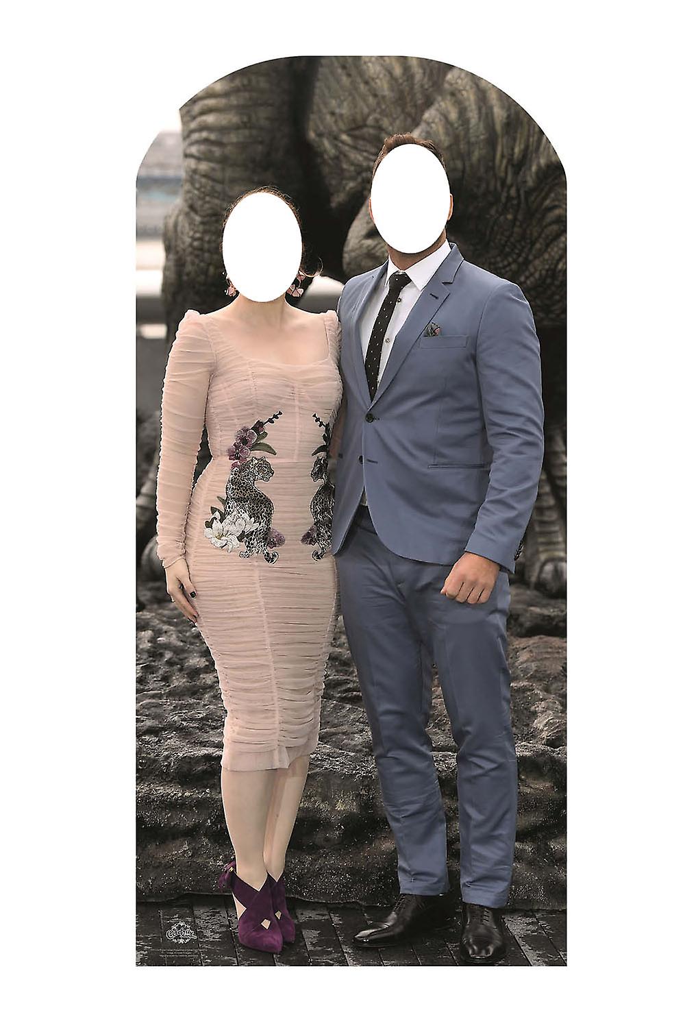 Bryce Dallas Howard and Chris Pratt Lifesize Cardboard Stand-in