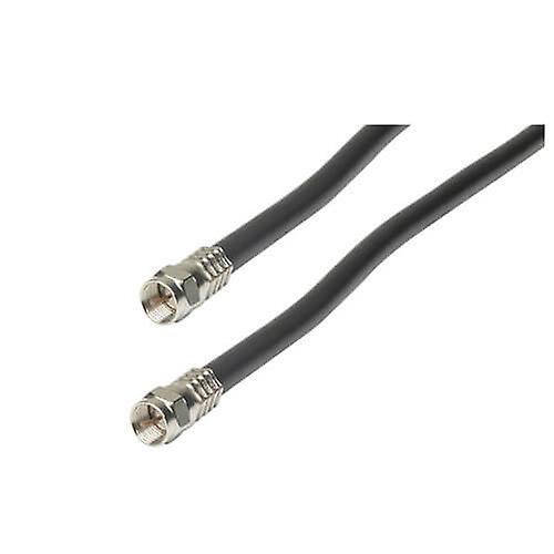 High Quality RG6 Quad Shield Cable Black Solid Copper Centre Foil Shielding
