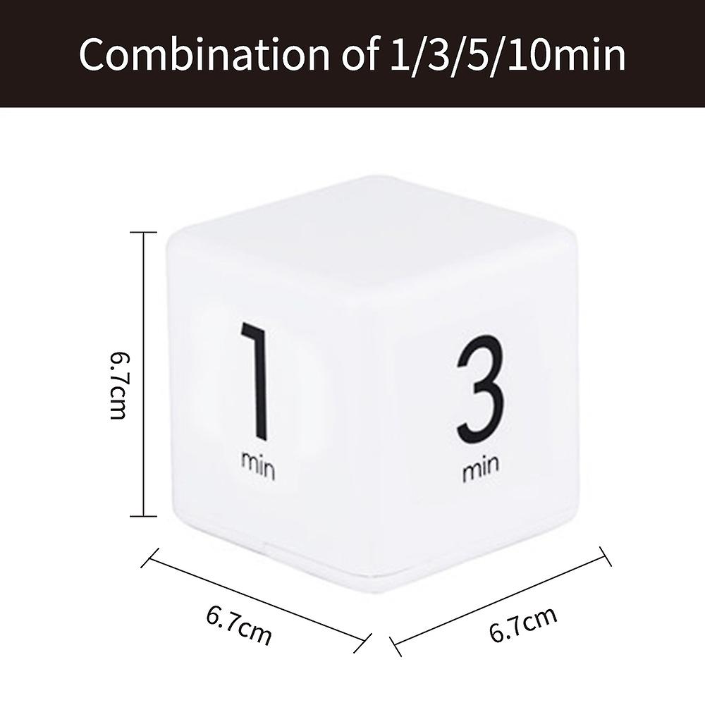Portable Cube Timer Digital Kitchen Timer Countdown Alarm