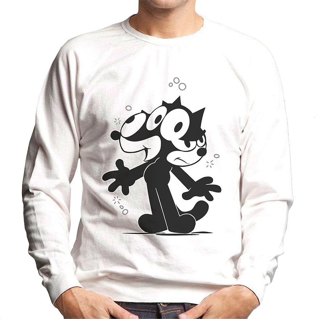 Felix The Cat Full Of Emotions Men's Sweatshirt