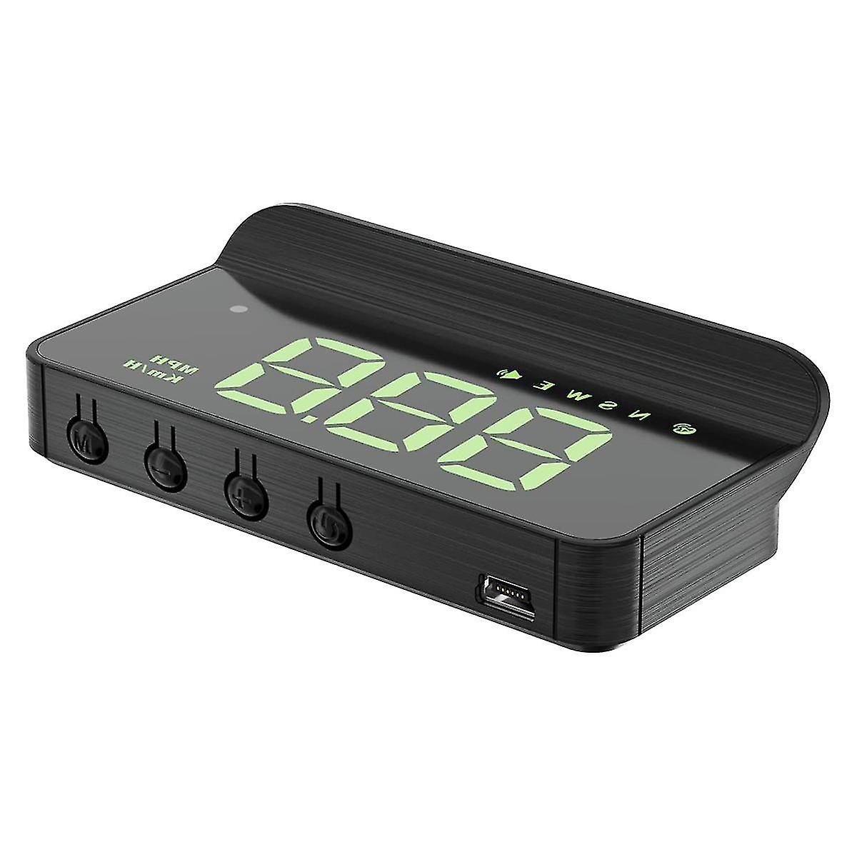 Car Hud Up Display, Digital Gps Meter With Speed, Travel Funct, Suitable F