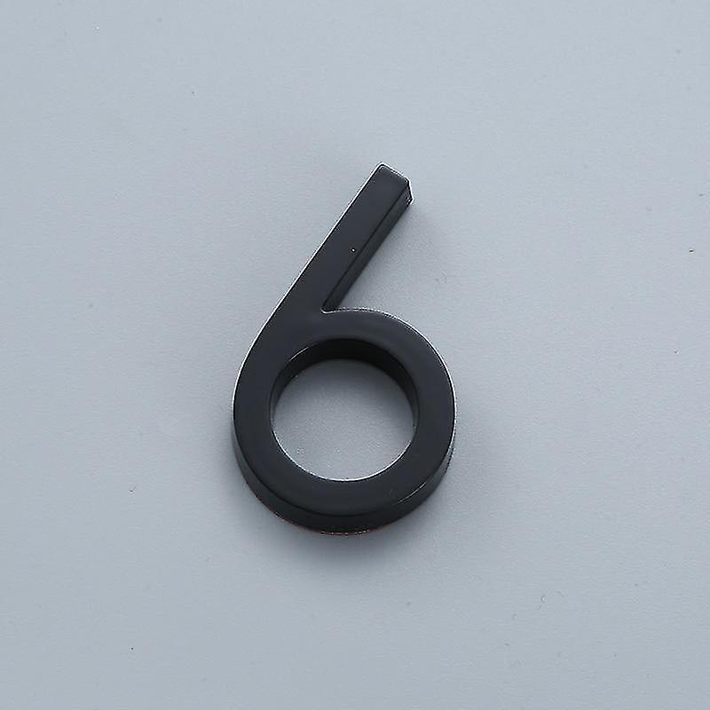 58Mm Number 6 House Address Sign Door Numbers