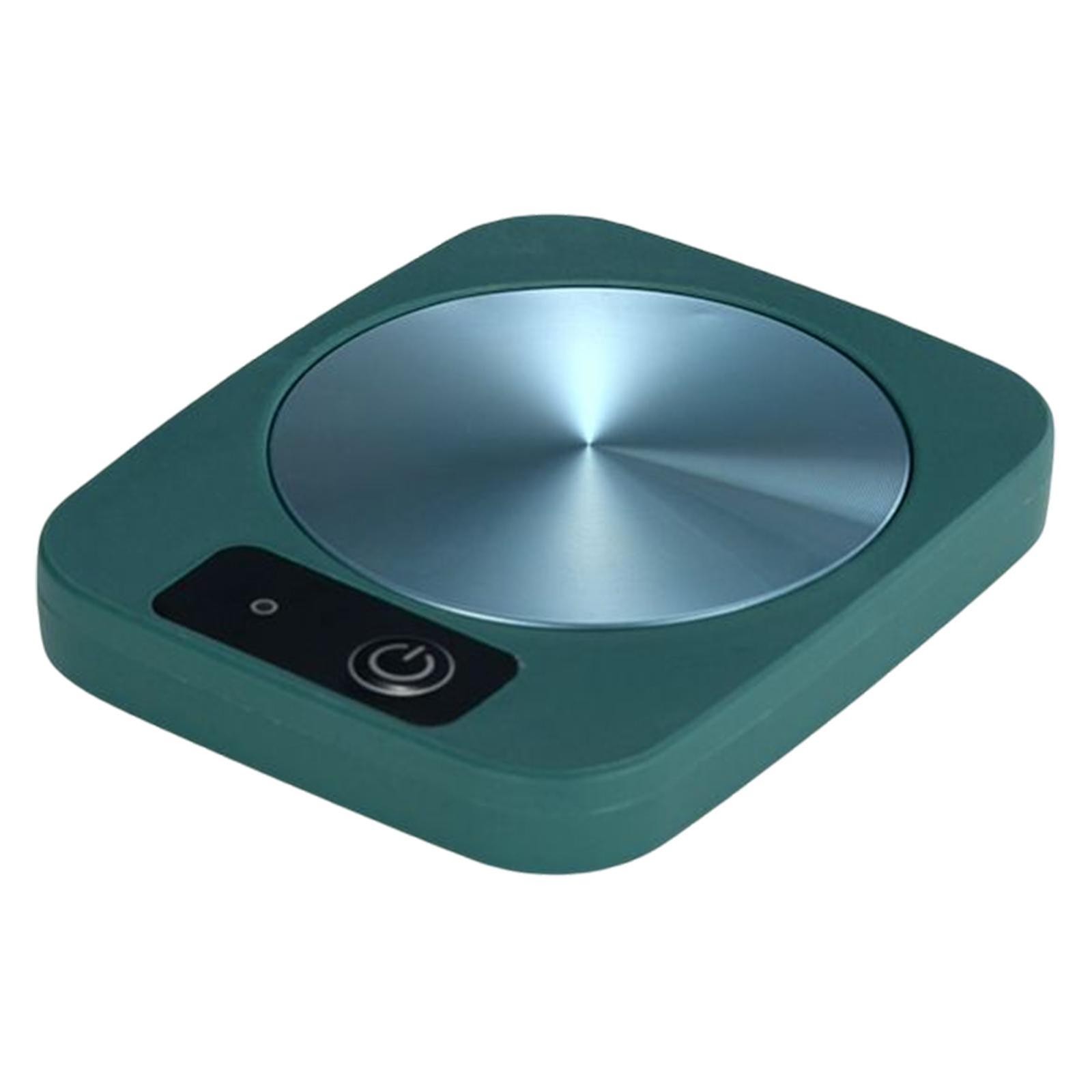 Smart Control Coffee Warmer Drinks Milk Heating Tray for Espresso green
