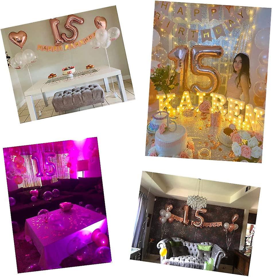 TONIFUL Striscione 3D dorato con palloncini di buon compleanno con nastro paglia, lettere in lamina di Mylar da 40,6 cm, cartello di compleanno, bandierine riutilizzabili per ragazze, ragazzi, bambini