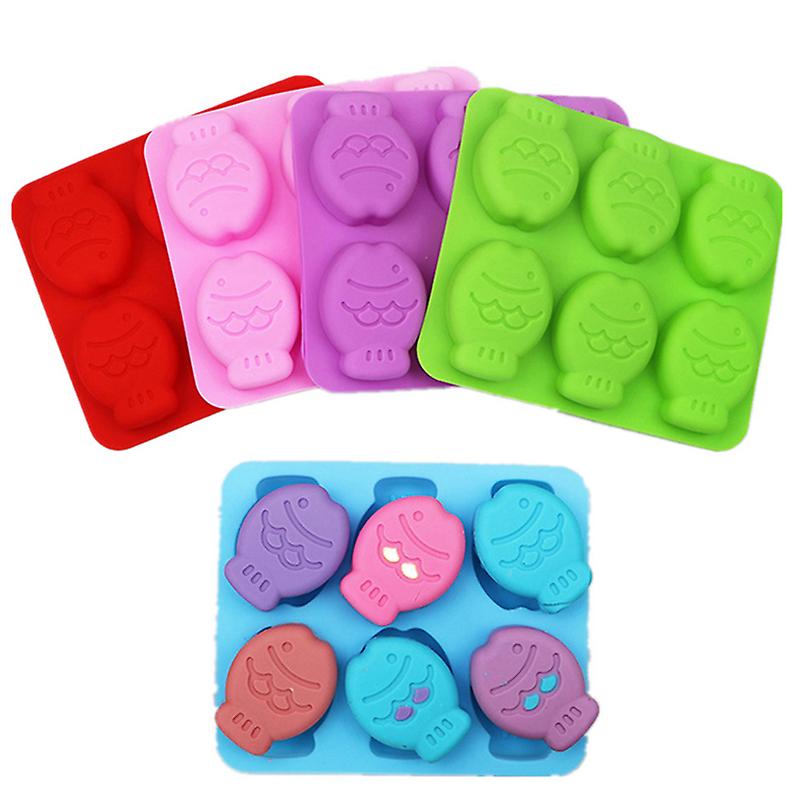 Fish Shape Fondant Cake Silicone Mold Handmade Soap Mold