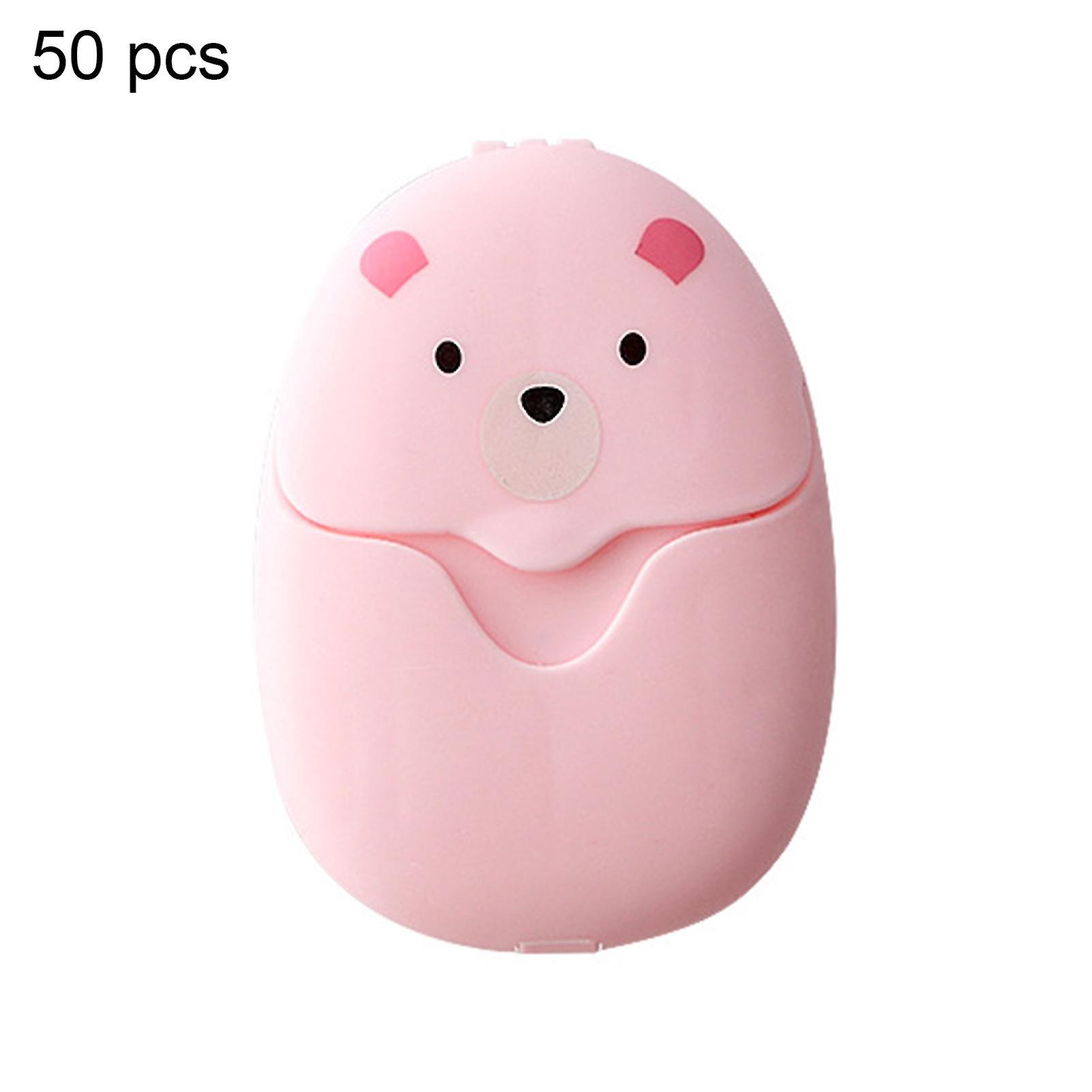 50pcs Soap Slices Mini Portable Convenient Scented Slice Sheets Washing Hand Soap Flakes For Travel