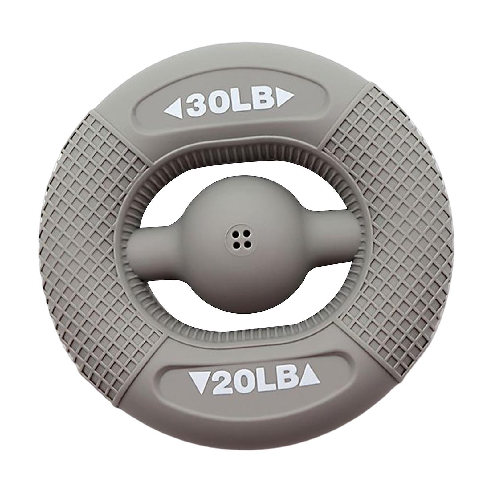 Hand Grip Strengthener Comfortable Soft for Climbing Muscle Strengthening Gray 20LB-30LB