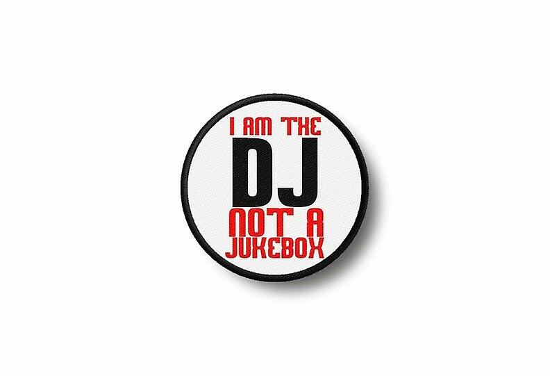 Patch Badge Badge Badge Ecusson Brode Prints Thermocollant Dj Not Jukebox Bag
