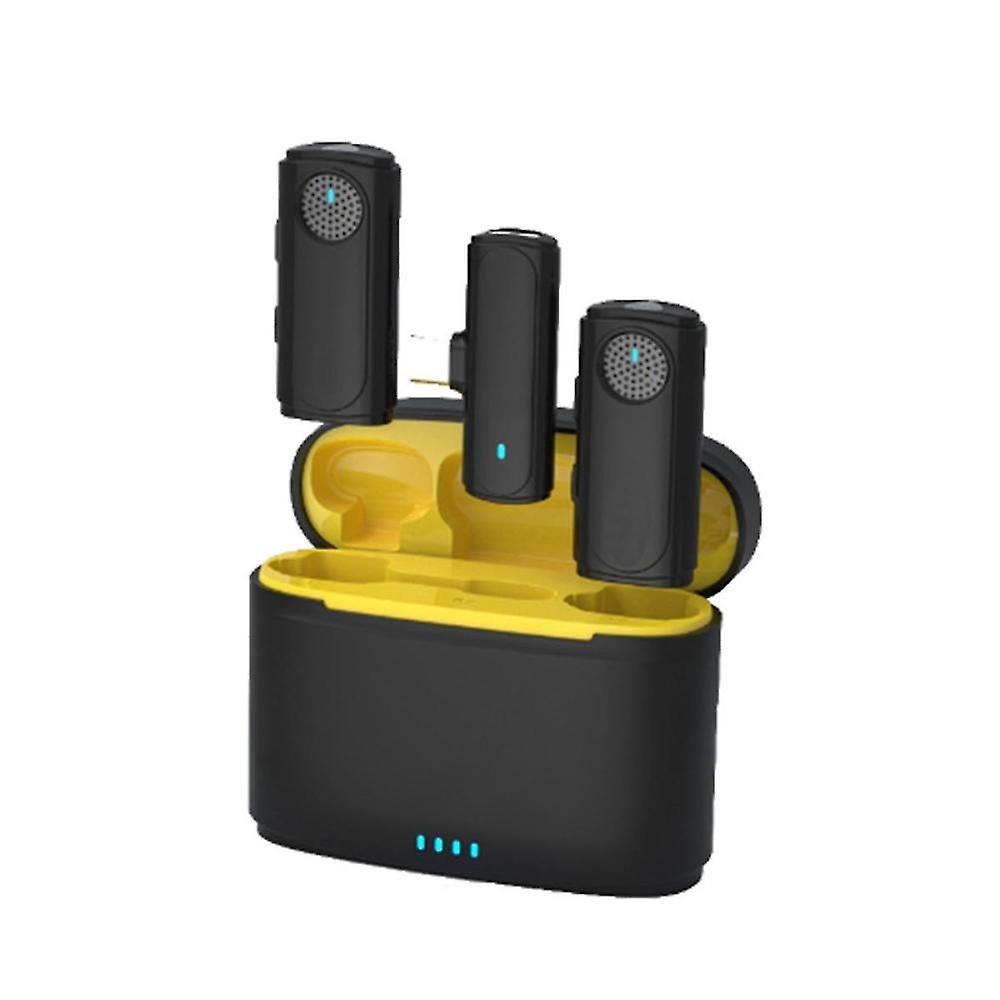 New Wireless Lavalier Microphone Microphone For Android Mobile Live Recording Interview Microphone