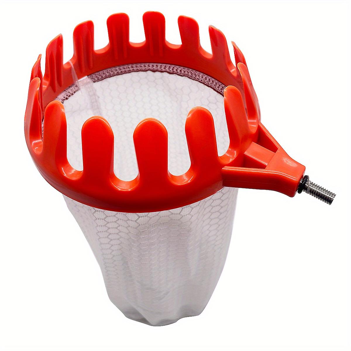 1pc Fruit Picker Garden Basket Fruit Picking Head Multi-color Plastic Fruit Picking Tool Catcher Agricultural Prune Red Date Picking Supplies Hand