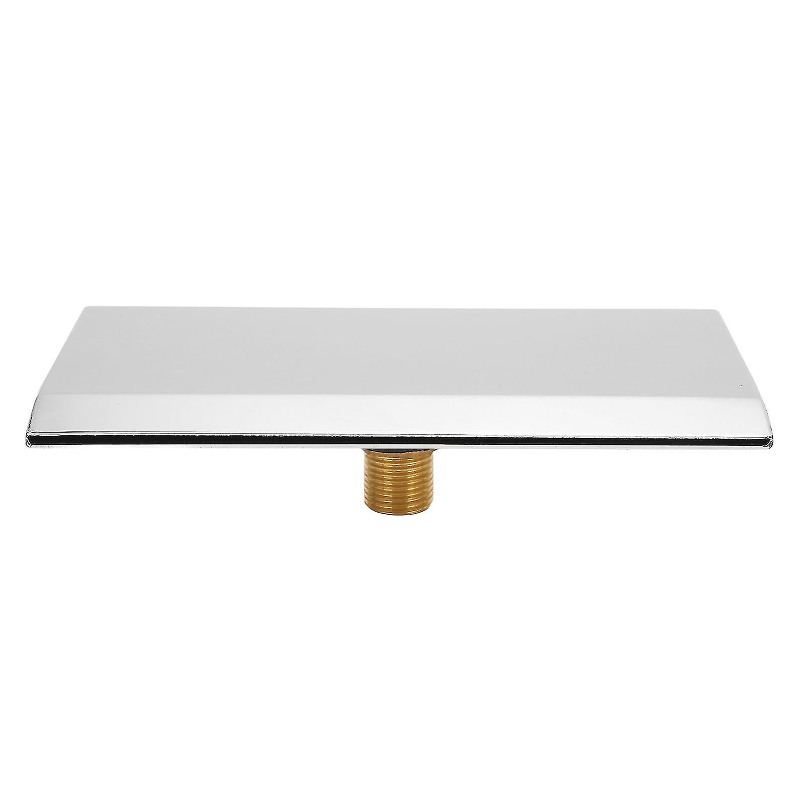 Bec verseur cascade pour baignoire, filetage extérieur G1/2, pour spa, salle de bain, piscine, piscine, argent, montage mural, buse de sortie cascade