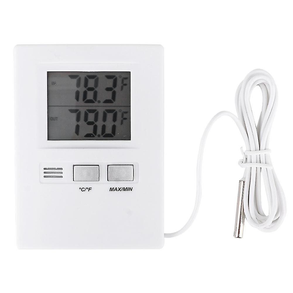 High Precision LCD Digital Indoor&Outdoor Thermometer Temperature Meter Battery Powered Display