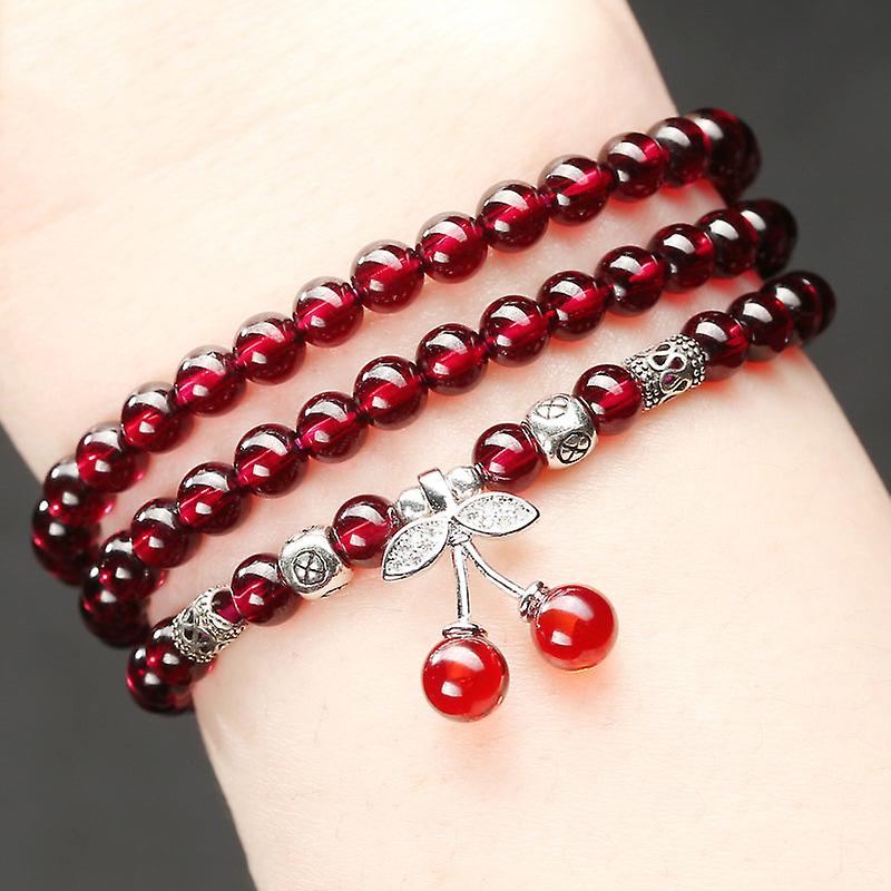 Natural Garnet Bracelet