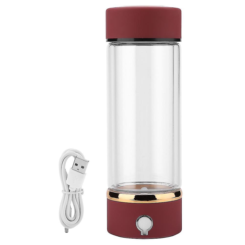 420ml Hydrogen Rich Water Bottle, USB Portable Hydrogen Ionizer Generator