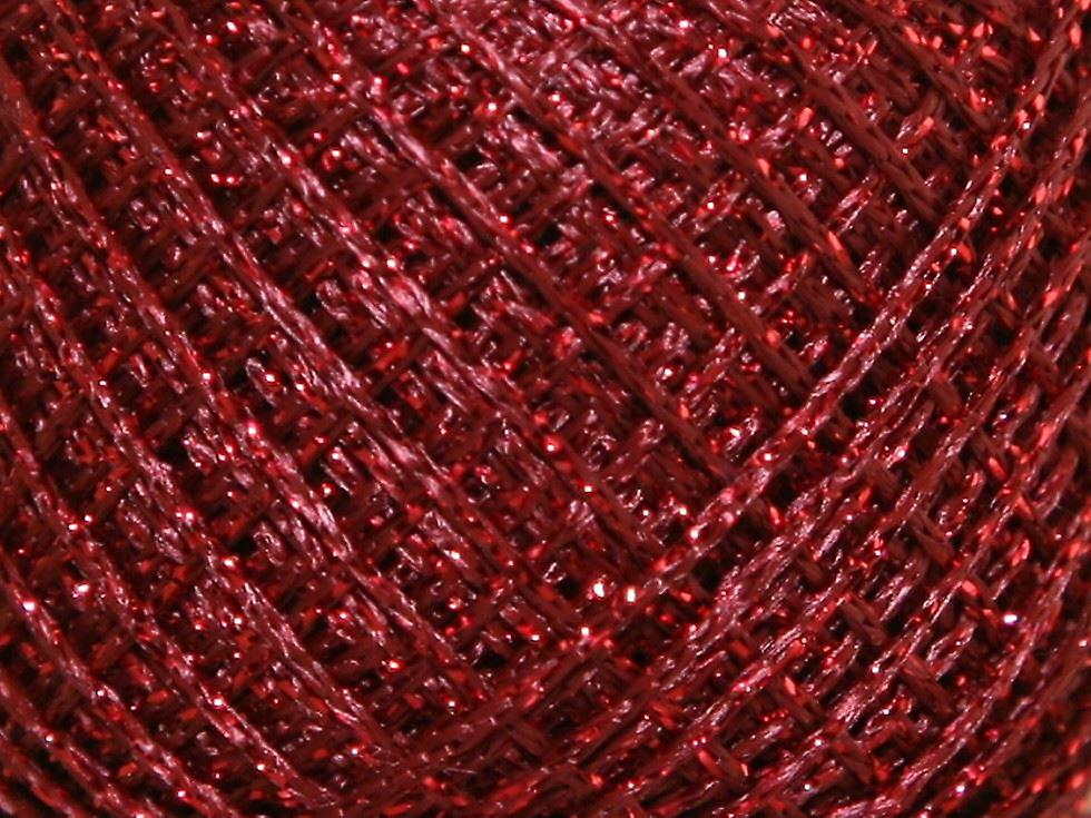 Minerva Gold Rush Glitter Thread Wine - 80 Metrów - za kulkę