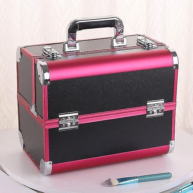 化粧品のトイレタリーバッグポータブルプロフェッショナル化粧品バッグスーツケース化粧品大容量の女性旅行メイクアップバッグ