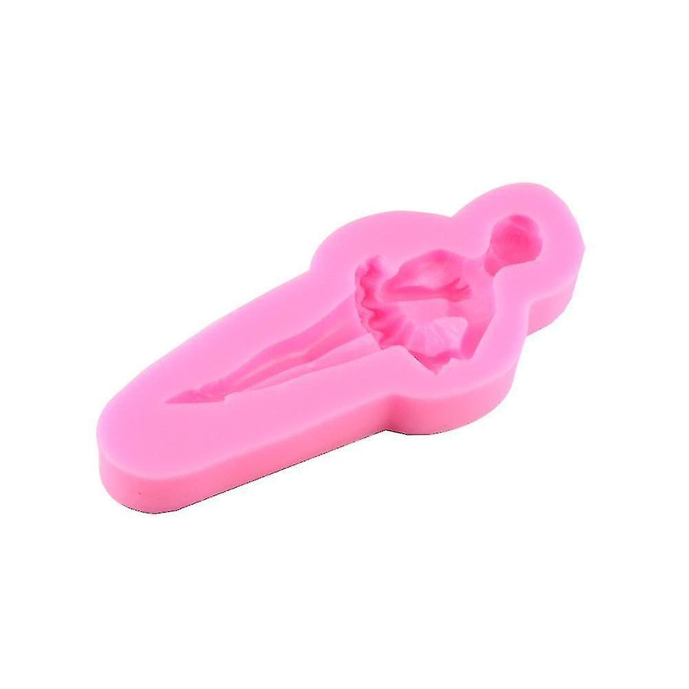 ケーキパンモールドバレエガールモデリングシリコンモールド