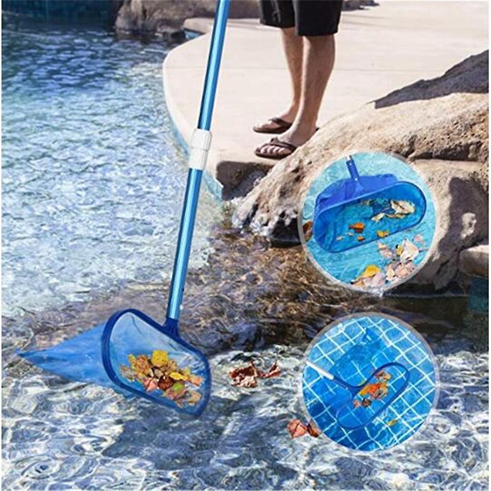 Pool Landing Net met Telescopische Paal Zwembad Skimmer Net Leaf Clean Net voor Zwembad Spa's