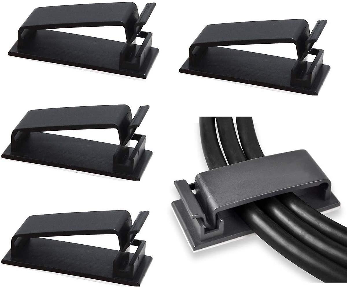 Cable Management, 50PCS Adhesive Wire Organizer Cable Clips for Ethernet Cables and Cable Management