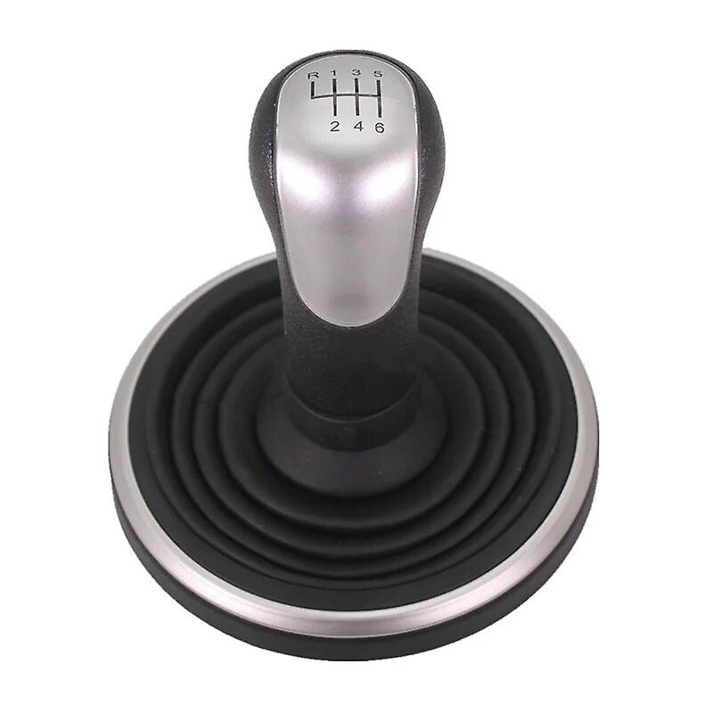 5 6 Speed Car Gear Shift Knob for Ford FIESTA FUSION 2002 2003 2004 2005 2006 2007 2008-ON Handle Boot Cover Gaiter Accessories~48229