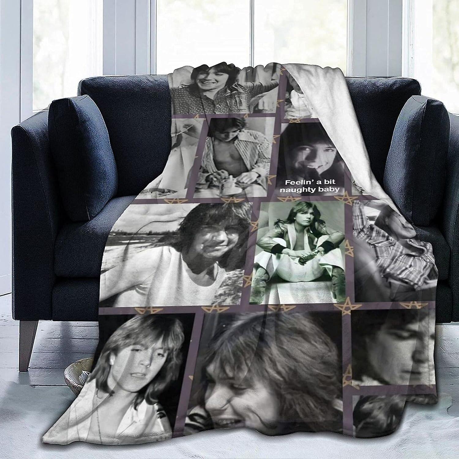 رمي بطانية ديفيد كاسيدي الترا لينة تكييف الهواء السرير البطانيات مريحة الفانيلا البطانيات لسرير الأريكة غرفة المعيشة لجميع الفصول متعدد الألوان