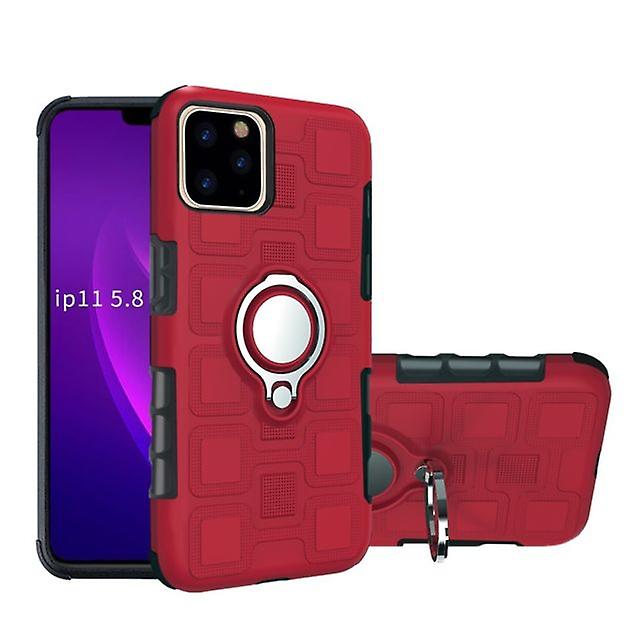 Multi-slot shockproof protective case for Apple iPhone 11 6.1 ''- Red
