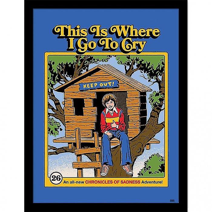 Steven Rhodes This Is Where I Go Framed Poster