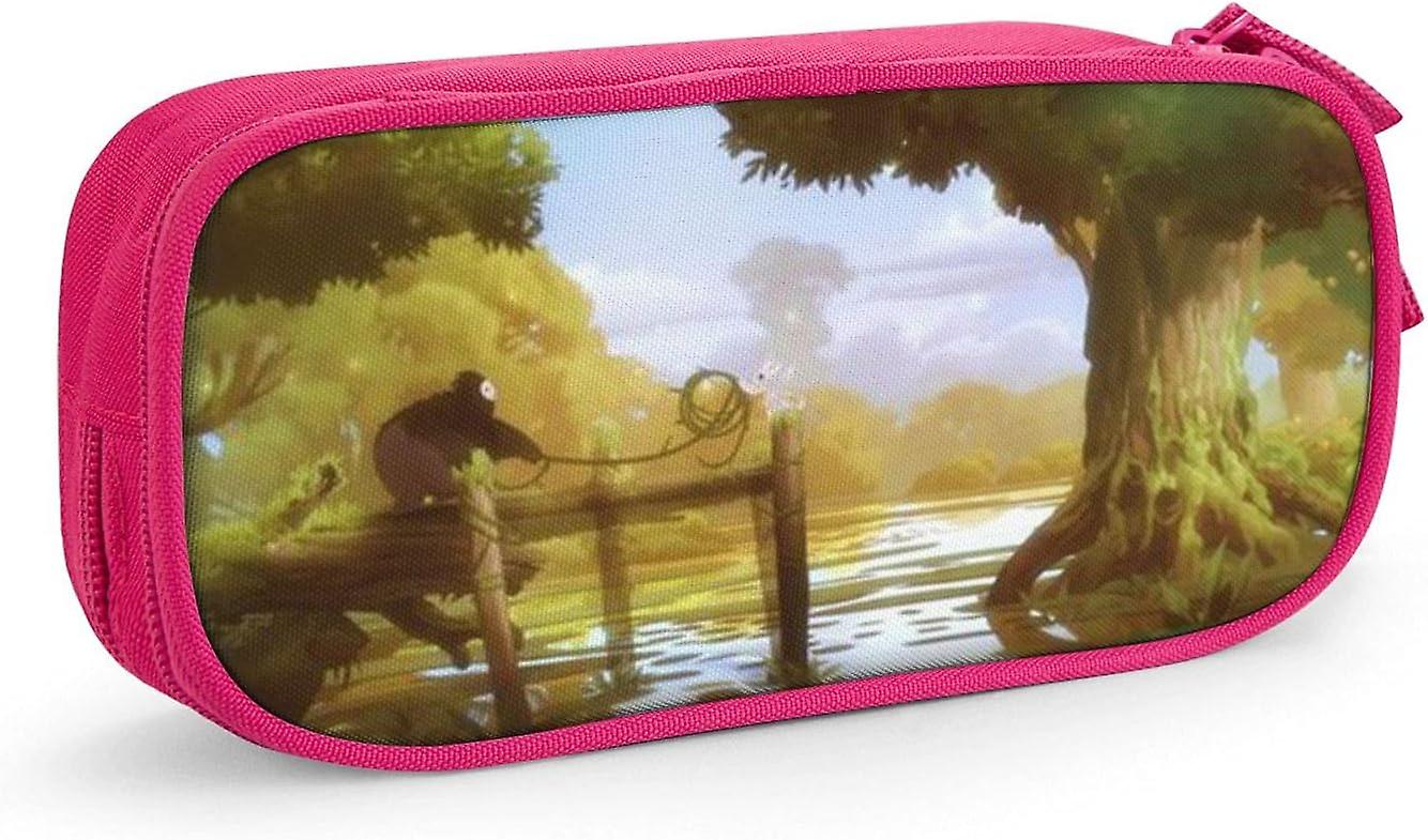 TI1763 Ori και η θέληση του Wisps Μολυβοθήκη Στυλό Τσάντα Μαρκαδόρος Stuff Οργάνωση σχολικών χαρτικών με ανθεκτικά φερμουάρ Αστείο Κατάλληλο για το σχολείο, offic