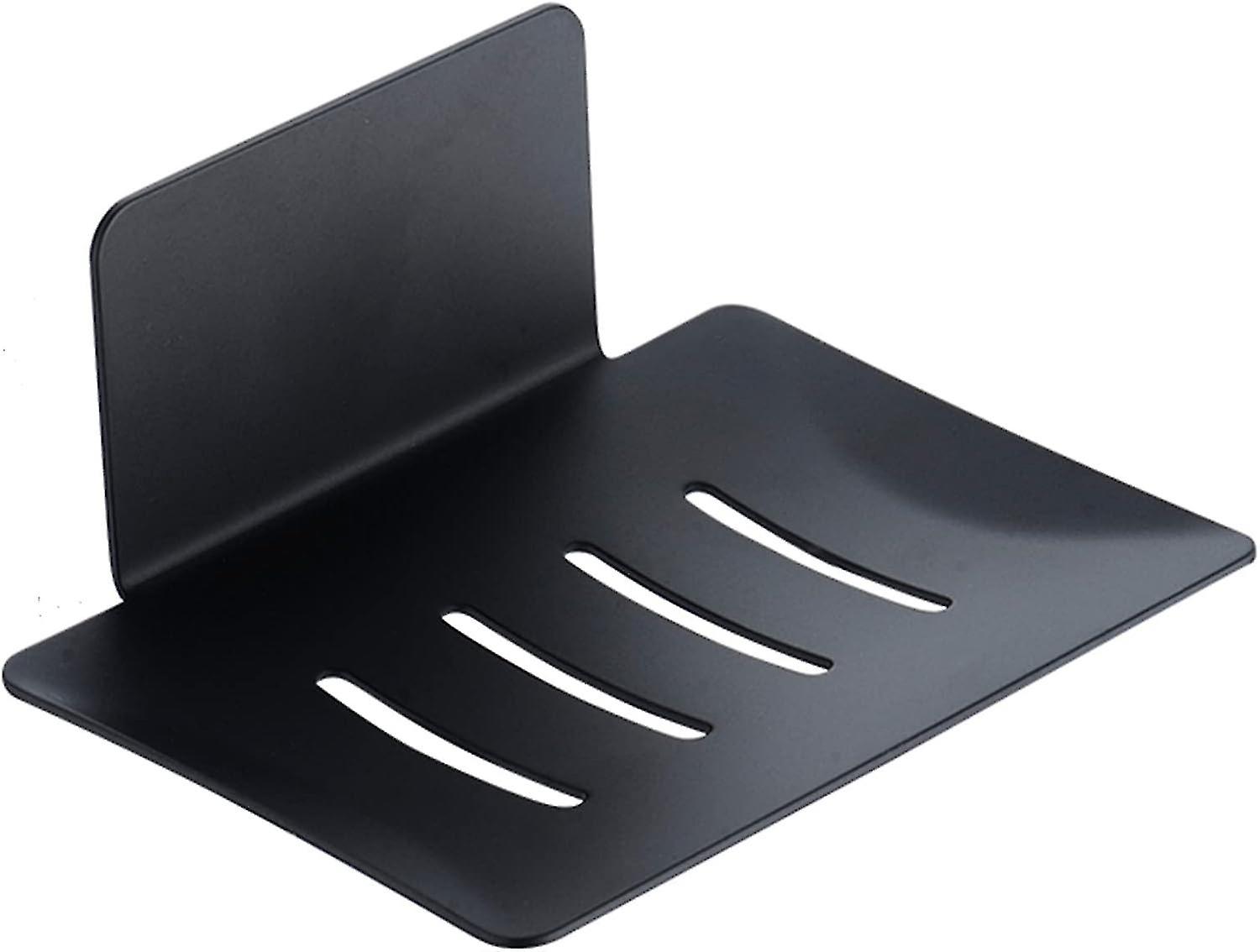 ソープディッシュホルダー、ステンレス製トレイ粘着クロームフィニッシュシャワーシンクバーソープスポンジホルダー