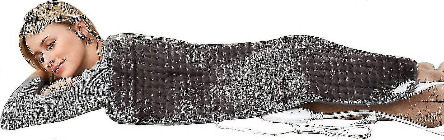 45cmx85cm Xxxxl King Size Heating Pad With Fast-heating Technology&6 Temperature Settings, Flannel E