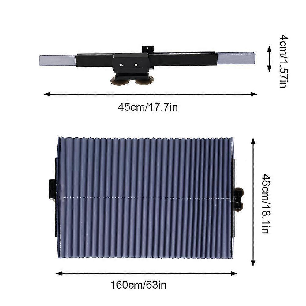 Exquisite Retractable Car Sun Shade Windshield Curtain Roller Blind Auto Sun Visor Protector Uv Block Foldable Front Window Sunshade