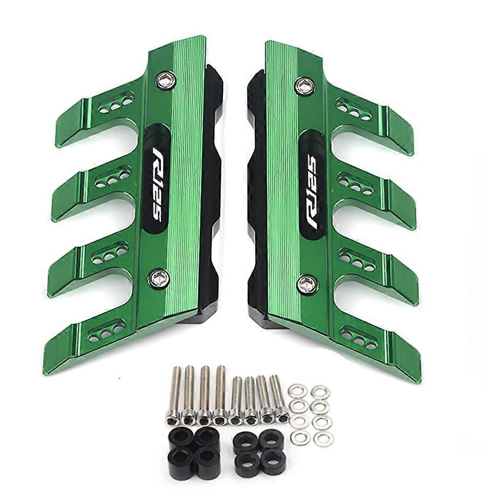 Fsw With Logo For Yamaha R125 Yzfr125 Yzf-r125 Motorcycle Cnc Aluminum Mudguard Side Protection Block Front Fender Anti-fall Slider