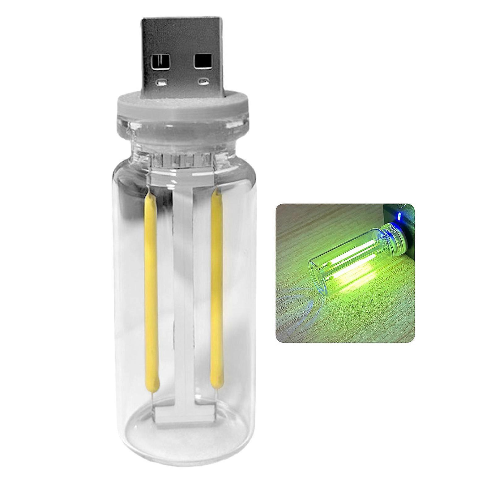 Retro Car Lamp Portable USB Plug in Mini Night Light Car Interior Ambient Lighting for Home