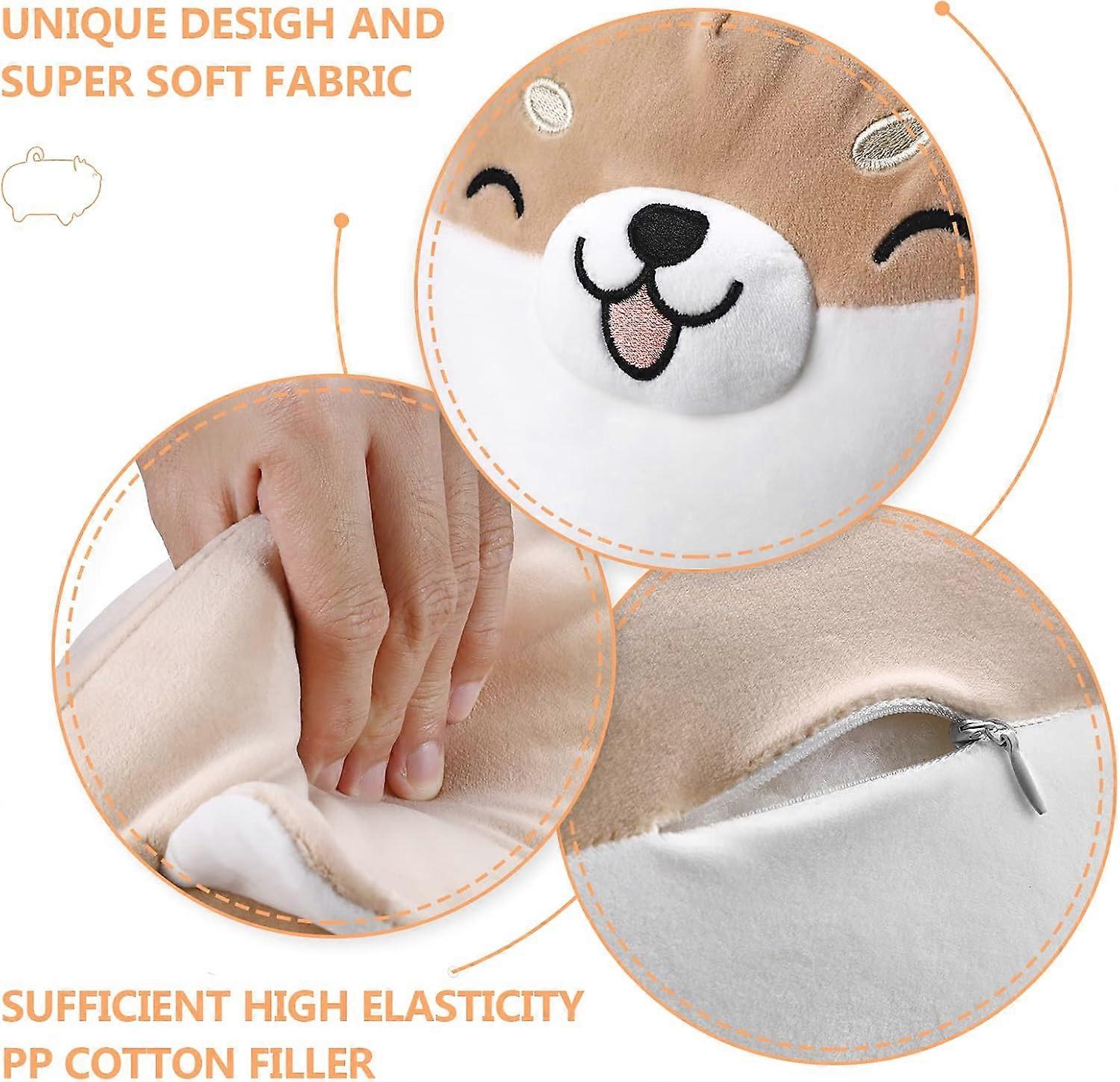 Mewaii Cute Shiba Inu Dinosaur Plush Pillow - 8 Inch Soft Stuffed Toy Gift For Kids & Girls