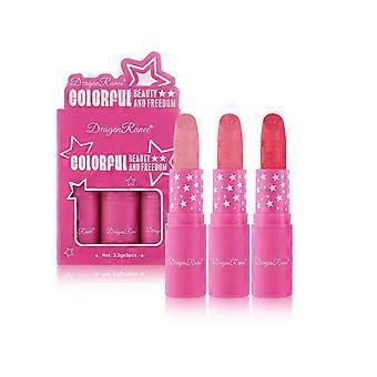 Matt Matte Samt Lippenstift Nicht leicht zu verblassen Farbe Sexy Rot Schwarz Stern Rose Lippenstift