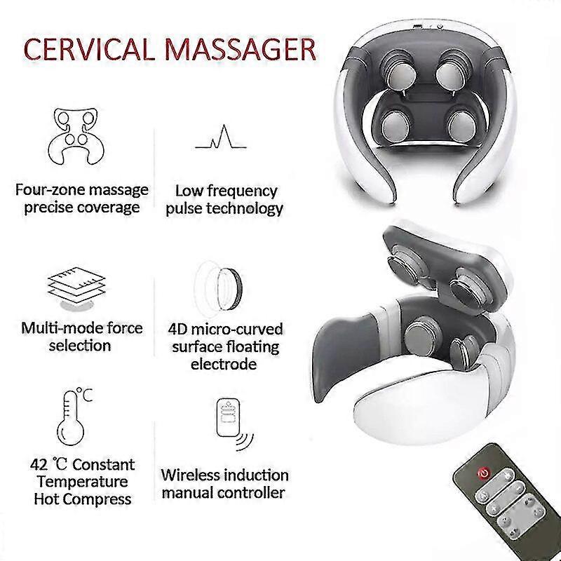 massager frequency cervical massage neck pulse technology relax electric
