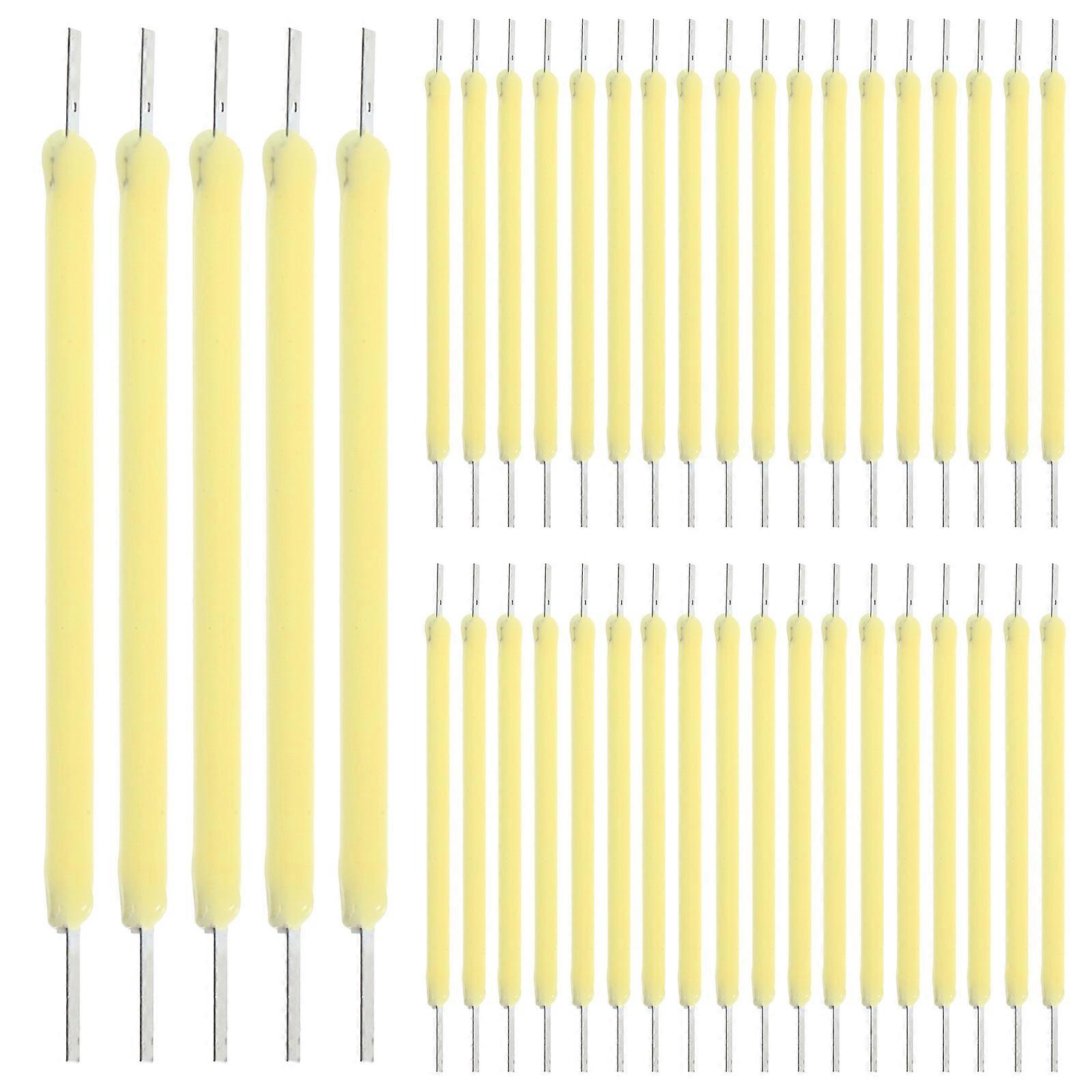 100Pcs LED Filament Parts Hard Filament 38mm Light Filament Lamp Filament