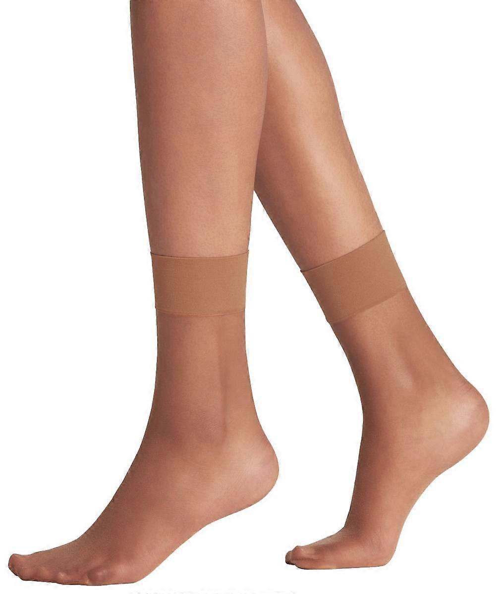 Falke Shelina 12 Denier Anklets - Hazel Brown