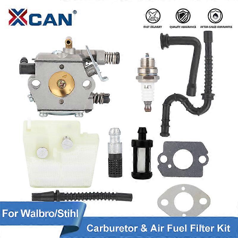 XCAN Carburetor & Air Fuel Filter Kit Replace for Walbro WT-194 WT-194-1 for Stihl 024 026 MS240 MS260 024AV Chainsaw Gasket
