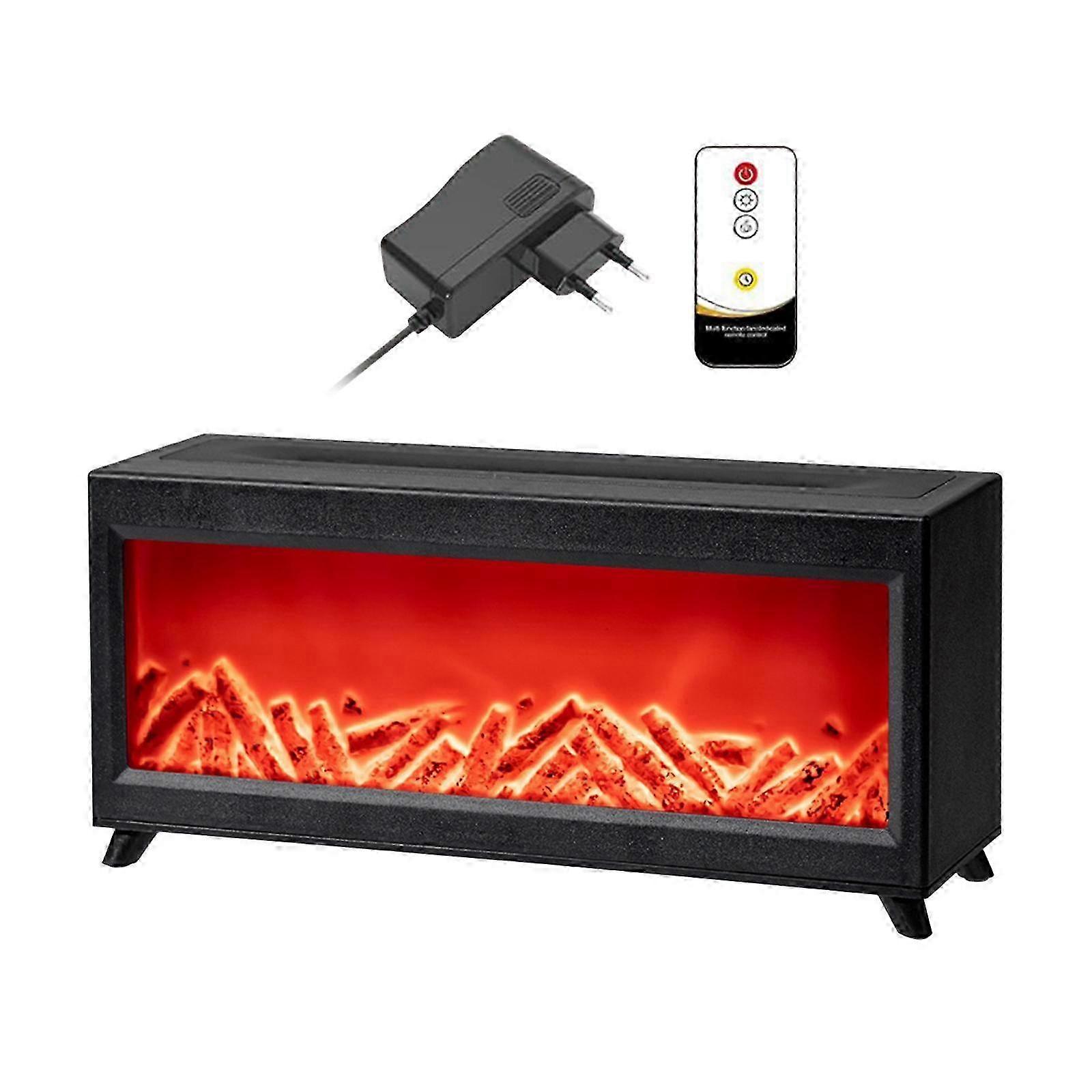 Flame Aroma Diffuser Humidifier Desktop Mist Humidifier for Office Desk Home Black