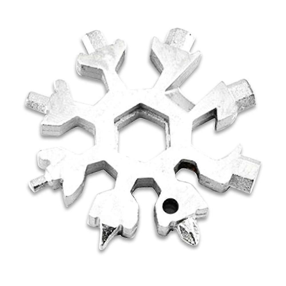 18-in-1 Multi-function Wrenches Combination Compact Portable Outdoor Snowflake Shape