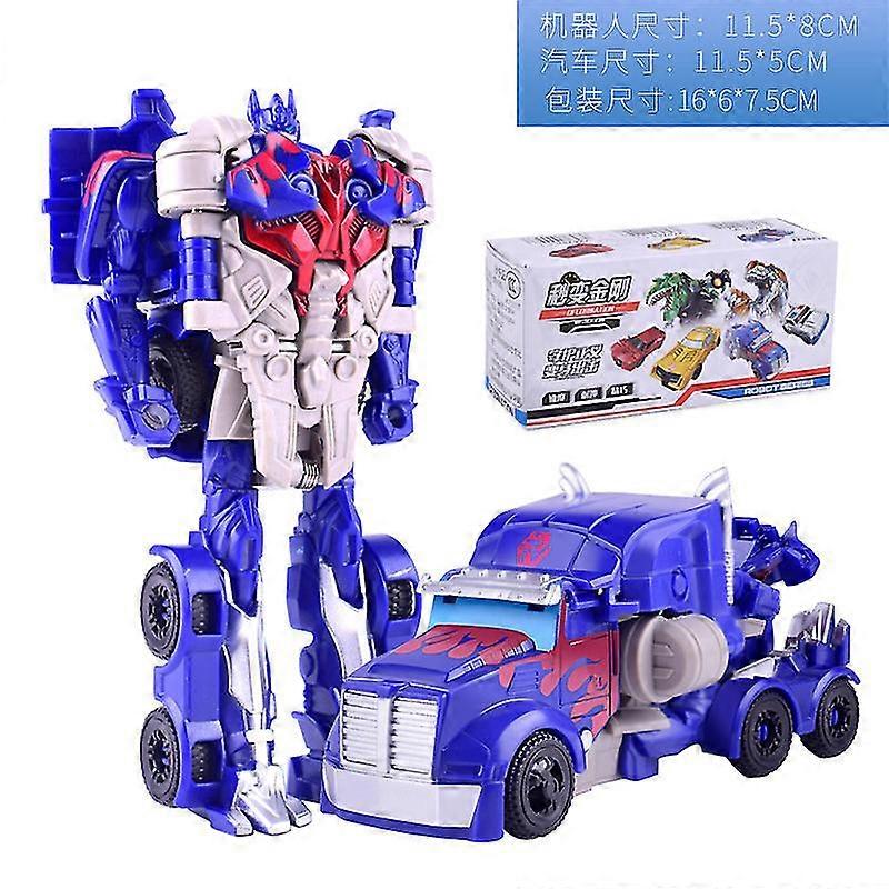 12cm Transformation Robot Kit Toys Models 2 In 1 One Step Model Deformed Car Toy For Boy Gift High Quality