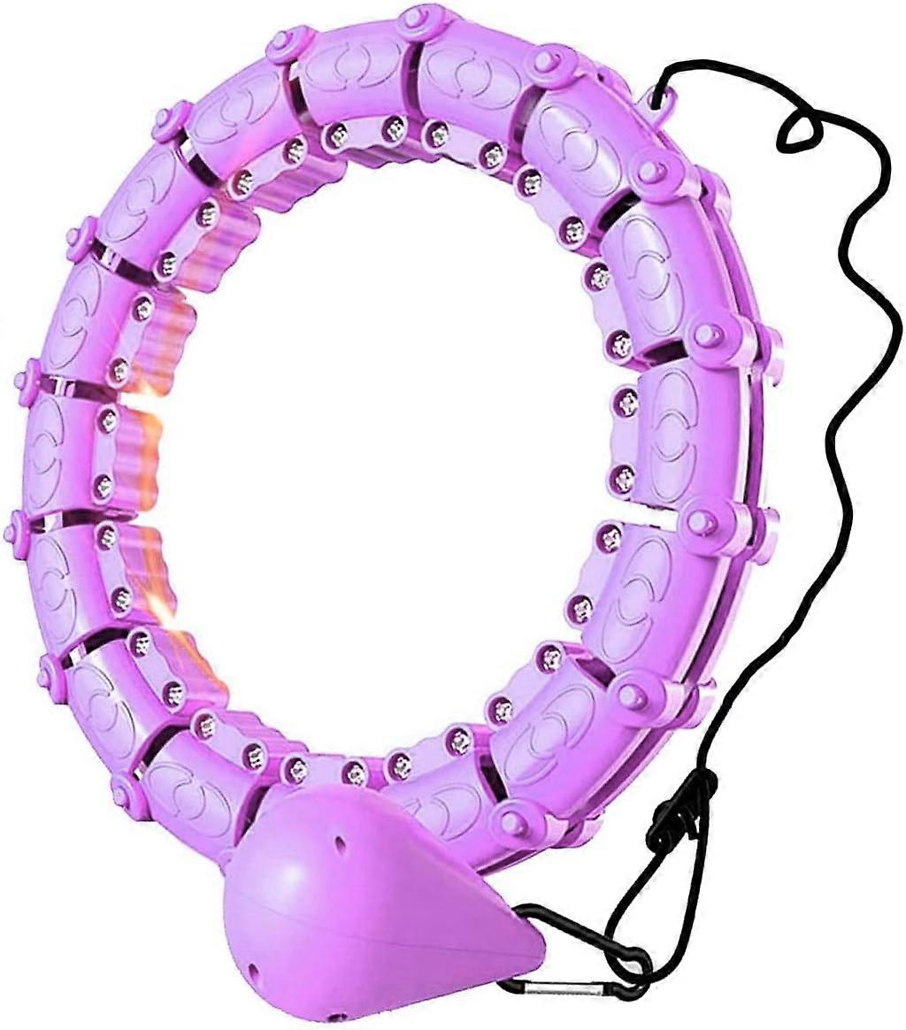 Smart Hula Ring Hoops, Pink 24 Knots