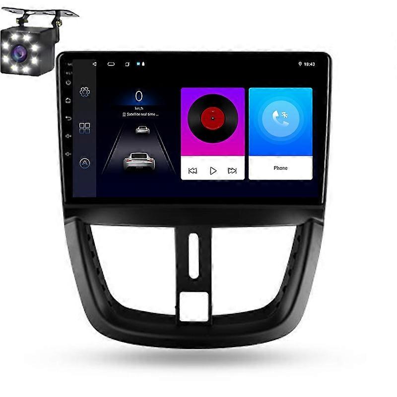 プジョー207 207CC 2006-2015ワイヤレスCarPlayのカーラジオAndroid自動マルチメディアカーインテリジェント