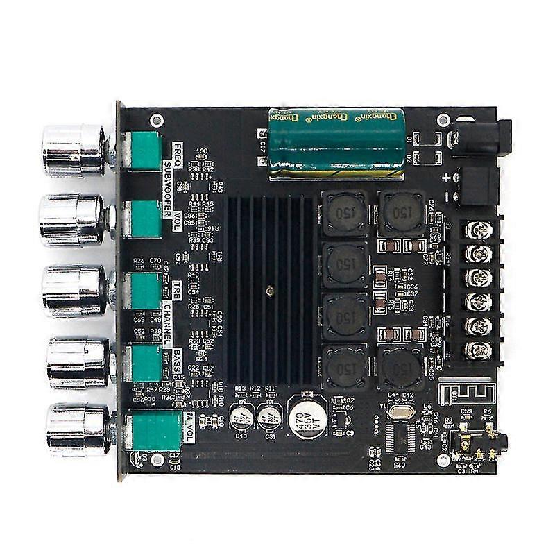 Zk-tb21 tpa3116d2 bluetooth 5.0 subwoofer amplifier board 50wx2+100w 2.1 channel power audio stereo amplifier board bass amp