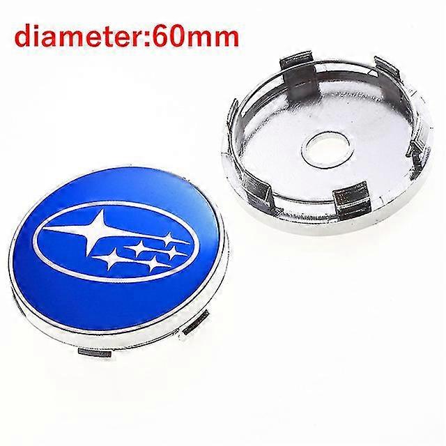 4PCS 60mm κεντρικό κάλυμμα πλήμνης ελαστικών τροχών αυτοκινήτων για Subaru STI WRX Forester Outback Impreza Legacy XV Tribeca αξεσουάρ shry
