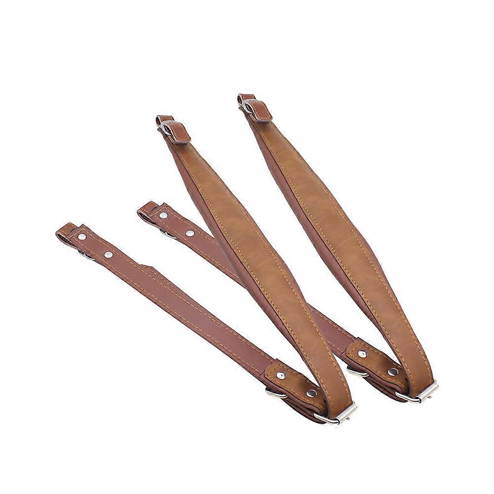 Accordion Straps, 1 pair of soft leather accordion straps with adjustable buckle for 16-120 Bass Accordion