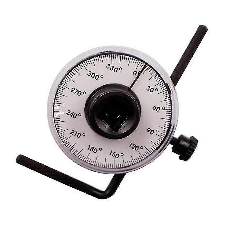 Angle Gauge, 1/2in 360 Precision Angular Tightening Clear Scale Adjustable Angle Measuring Tool Angle Tool Gauge Set