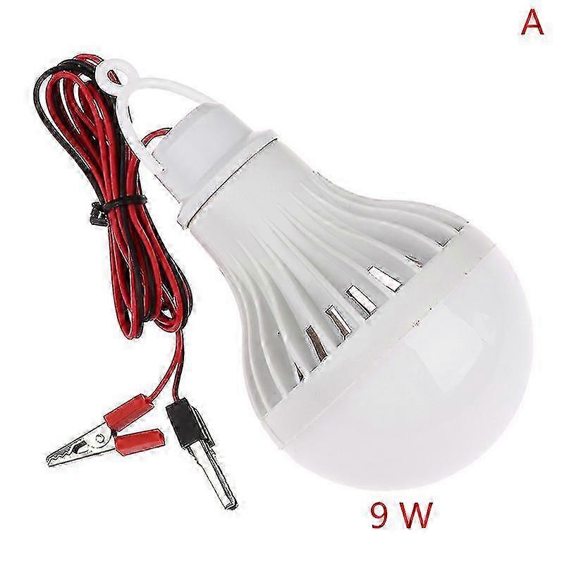 12v מנורת LED ניידת נורת LED 9w 12w בחוץ אוהל אוהל לילה תלוי אור