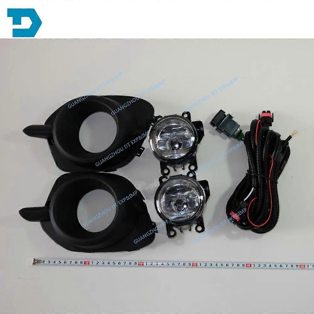 Full Set 2013-2014 Fog Lamp Set for Pajero Sport Front Light for Montero Sport Challenger Kit with Bulbs Wires Switch A0k10894
